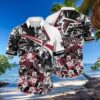 Atlanta Falcons NFL Tropical Flower Beach Hawaiian Shirt, NFL Hawaiian Shirt