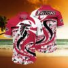 Atlanta Falcons NFL Tropical Flower Summer Aloha Beach Gift For Him Hawaiian Shirt, NFL Hawaiian Shirt