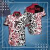Atlanta Falcons Nfl Beach Shirt Graphic Floral Pattern Print This Summer Hawaiian Shirt, NFL Hawaiian Shirt