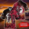Atlanta Falcons Nfl Customized Hawaiian Shirt Short Style Hot Trending Summer For Awesome Fans, NFL Hawaiian Shirt