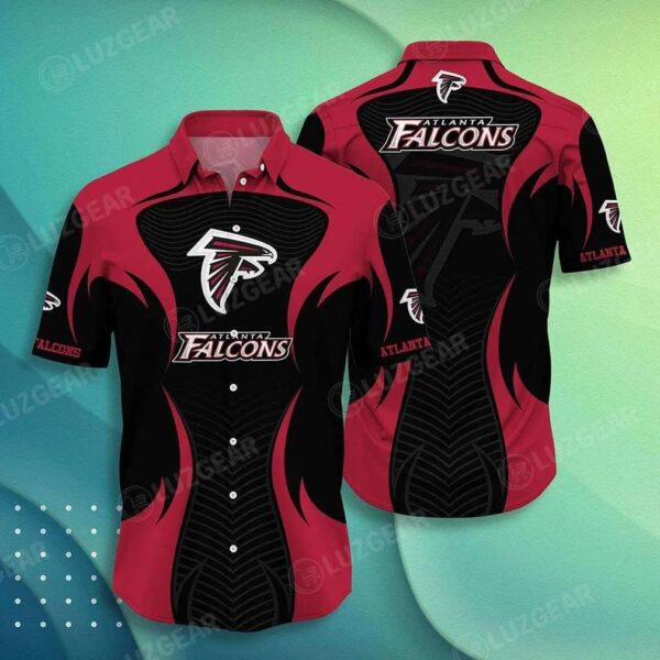 Atlanta Falcons Nfl Hawaii Beach Shirt Summer Short Sleeve Button Down Hawaiian Shirt, NFL Hawaiian Shirt