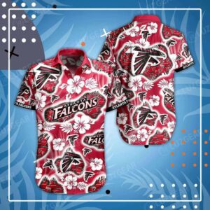 Atlanta Falcons Nfl Hawaii Shirt Graphic Floral Printed This Summer Hawaiian Shirt Best Fans, NFL Hawaiian Shirt