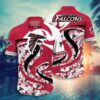 Atlanta Falcons Nfl Hawaii Shirt Tropical Patterns Graphic This Summer Hawaiian Shirt For Fan Nfl, NFL Hawaiian Shirt