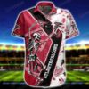Atlanta Falcons Nfl Hawaiian Shirt Sekeleton Design Hot Trending Short Styles For Men Women, NFL Hawaiian Shirt