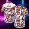 Atlanta Falcons Nfl Hawaiian Shirt Tropical Patterns Graphic Hawaii Shirt Short For Best Fan Ever, NFL Hawaiian Shirt