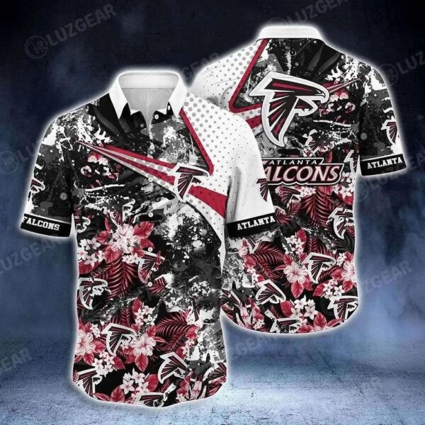 Atlanta Falcons Nfl Hawaiian Shirt Tropical Patterns New Hot Trend Summer For Sports Fans Nfl, NFL Hawaiian Shirt