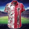 Atlanta Falcons Nfl Hawaiian Shirt Tropical Patterns Summer Shirt Style New Trends Gift For Best Fan, NFL Hawaiian Shirt