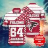 Atlanta Falcons Nfl Personalized Hawaiian Shirt New Collection Hot Trends Summer Gift For Best Fan, NFL Hawaiian Shirt