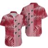 Atlanta Falcons Palm Leaves And Stripes Nfl Gift For Fan Hawaii Shirt Summer Collection, NFL Hawaiian Shirt