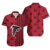 Atlanta Falcons Stripes And Skull Hawaii Shirt Summer Collection, NFL Hawaiian Shirt