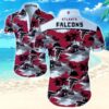 Nfl Atlanta Falcons 1 Hawaiian Graphic Print Short Sleeve Hawaiian Shirt, NFL Hawaiian Shirt