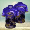 Baltimore Ravens NFL Floral 3D Hawaiian Shirt, NFL Hawaiian Shirt