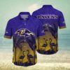 Baltimore Ravens NFL Flower Summer Hawaiian Shirt, NFL Hawaiian Shirt