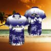 Baltimore Ravens NFL Palm Trees Gift For Son From Dad Hawaiian Shirt, NFL Hawaiian Shirt