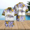 Baltimore Ravens NFL Vintage Aloha Hawaiian Shirt, NFL Hawaiian Shirt