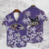 Baltimore Ravens – National Football League AOP Hawaiian Shirt, NFL Hawaiian Shirt