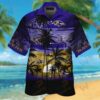 Nfl Baltimore Ravens Tropical Hawaiian Shirt, NFL Hawaiian Shirt
