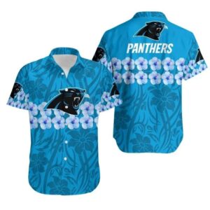 Carolina Panthers Flower And Hawaii Shirt Summer Collection, NFL Hawaiian Shirt