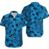 Carolina Panthers Flower Hawaii Shirt Summer Collection, NFL Hawaiian Shirt
