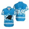 Carolina Panthers Hibiscus Flowers Hawaii Shirt Summer Collection, NFL Hawaiian Shirt
