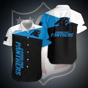 Carolina Panthers NFL Design Summer Hawaiian Shirt, NFL Hawaiian Shirt