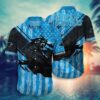 Carolina Panthers Nfl Football Hawaiian Shirt Short American Flag Print This Summer Best Gift For Fans, NFL Hawaiian Shirt