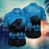 Carolina Panthers Nfl Hawaiian Sas Tropical Pattern Graphic New Collection Summer Gift For Fan Nfl, NFL Hawaiian Shirt