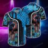 Carolina Panthers Nfl Hawaiian Shirt Graphic Tropical Pattern Skull Punisher 3D Printed Best Gift For Fans, NFL Hawaiian Shirt