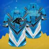 Carolina Panthers Nfl Hawaiian Shirt Short Style Hot Trending Summer For Awesome Fans, NFL Hawaiian Shirt