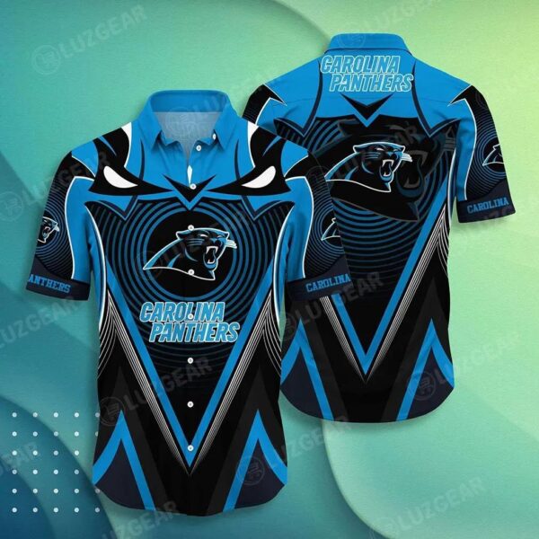 Carolina Panthers Nfl Hawaiian Shirt Short Style New Hot Trending Summer Best Gift For Men Women, NFL Hawaiian Shirt