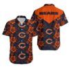 Chicago Bears Flowers Hawaii Shirt Summer Collection, NFL Hawaiian Shirt