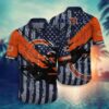 Chicago Bears Nfl Football Hawaiian Shirt Short American Flag Print This Summer Best Gift For Fans, NFL Hawaiian Shirt