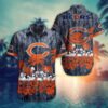 Chicago Bears Nfl Hawaii Graphic Tropical Pattern Style Summer Hawaiian Shirt, NFL Hawaiian Shirt
