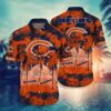 Chicago Bears Nfl Hawaiian Sas Tropical Pattern Graphic Short Sleeve Hot Trend Summer Gift For Fans, NFL Hawaiian Shirt