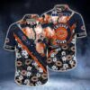 Chicago Bears Nfl Hawaiian Shirt Graphic Tropical Pattern New Trend Summer For Nfl Football Fans, NFL Hawaiian Shirt
