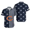 Chicago Bears Stripes And Skull Hawaii Shirt Summer Collection, NFL Hawaiian Shirt