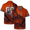 Chicago Bears Team Logo Pattern US Flag Hawaiian Shirt, NFL Hawaiian Shirt