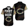 Fight Like A Chicago Bears Autism Support Hawaiian Shirt Print Short Sleeve Hawaiian Aloha Shirt, NFL Hawaiian Shirt