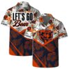 Let’s Go Chicago Bears Team Logo Pattern Hawaiian Shirt, NFL Hawaiian Shirt
