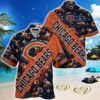 Nfl Chicago Bears Hawaiian Shirt With Tropical Pattern Flamingo Printed For Fans, NFL Hawaiian Shirt