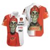 Cincinnati Bengals Haters I Kill You 3D Hawaiian Shirt Print Short Sleeve Hawaiian Aloha Shirt, NFL Hawaiian Shirt