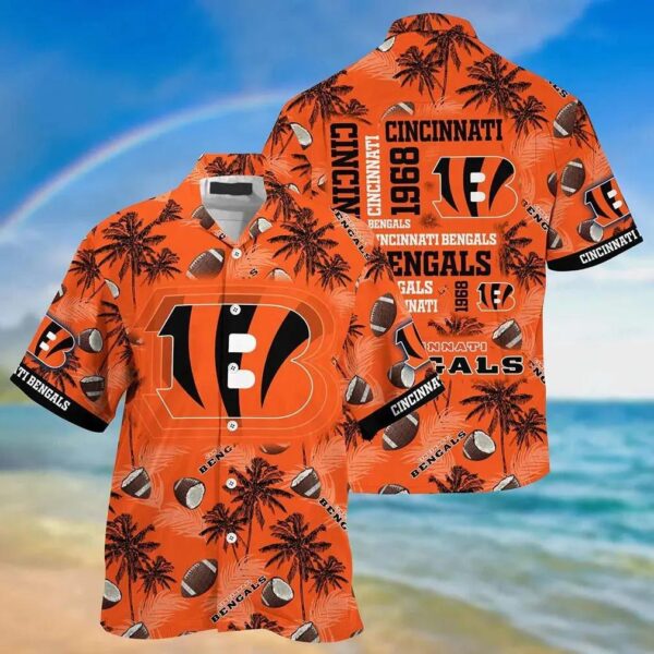 Cincinnati Bengals Nfl Beach Shirt New Gift For Summer Hawaiian Shirt, NFL Hawaiian Shirt
