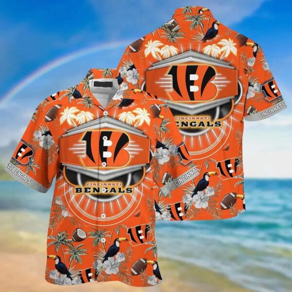 Cincinnati Bengals Nfl Hawaiian Sas This Summer For Your Loved Ones, NFL Hawaiian Shirt