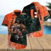 Custom Cincinnati Bengals NFL Aloha Logo Hawaiian Shirt, NFL Hawaiian Shirt
