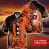 Custom Cincinnati Bengals NFL Tropical Island Hawaiian Shirt, NFL Hawaiian Shirt