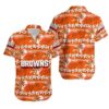 Cleveland Browns Coconut Trees Nfl Gift For Fan Hawaii Shirt Summer Collection, NFL Hawaiian Shirt