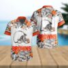 Cleveland Browns NFL Special Floral Tropical Hawaiian Shirt, NFL Hawaiian Shirt