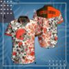 Cleveland Browns Nfl Beach Shirt Graphic Floral Pattern Print This Summer Hawaiian Shirt, NFL Hawaiian Shirt