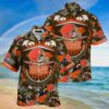 Cleveland Browns Nfl Beach Shirt This Summer Hawaiian Shirt For Your Loved Ones, NFL Hawaiian Shirt