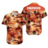 Cleveland Browns Nfl Football Hawaiian Graphic Print Short Sleeve Hawaiian Shirt, NFL Hawaiian Shirt